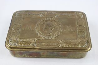 WW1 1914 Princess Mary Christmas Tin // WW1 1914 Princess Mary Christmas Tin In antique condition