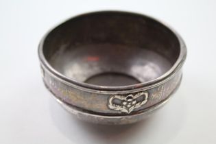 Antique Hallmarked 1919 London Sterling Silver Hammered Bowl (122g) // Maker - Unidentifiable