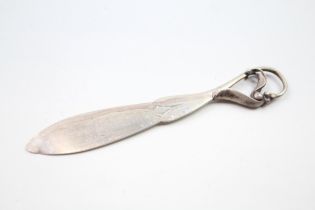 Vintage GEORG JENSEN Stamped .925 Sterling Silver Butter Knife (24g) // Length - 14.2cm In vintage