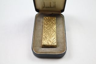 1 x Cased Dunhill Rollagas Gold Plated Lighter With Good Spark // 1 x Cased Dunhill Rollagas Gold