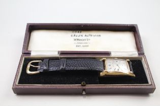 GRUEN PRECISION 14K Gold Cased Gents C.1930's WRISTWATCH Hand-wind WORKING // GRUEN PRECISION 14K