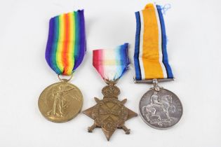 WW.1 1914-15 Star Trio Named. 9/3770 Pte. H. Hanson. Royal Warwickshire Regt. // WW.1 1914-15 Star