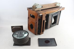 Antique Mahogany PROJECTOR w/ Original Bellows // Antique Mahogany PROJECTOR w/ Original Bellows