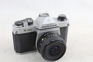 Pentax K1000 SLR FILM CAMERA w/ SMC Pentax-A 28mm F/2.8 Lens WORKING // Pentax K1000 SLR Film Camera