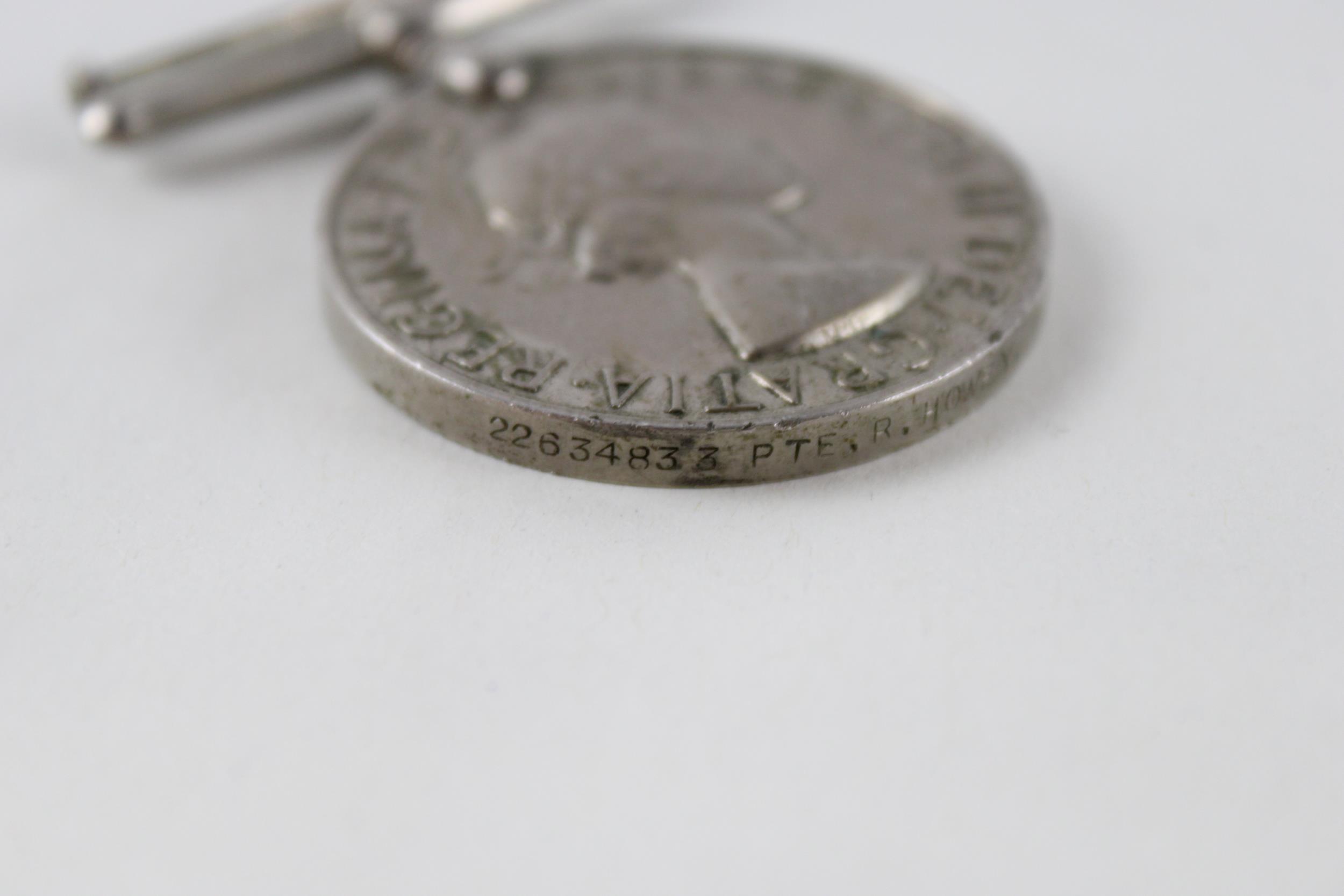 ER.II Queens Korea Medal. Named. 22634833 Pte. R. Howey D.L.I // ER.II Queens Korea Medal. Named. - Image 4 of 5