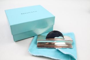 TIFFANY & CO. .925 Sterling Silver Pen Stand / Desk Plaque w/ Engraving (44g) // w/ Personal