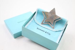 Vintage TIFFANY & CO. Stamped .925 Sterling Silver 1980's Star Form Bookmark 7g // w/ Original Box