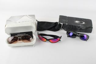 Collection of Designer Oakley Sunglasses Inc Cases, Boxed x 3 // Items are in previously owned