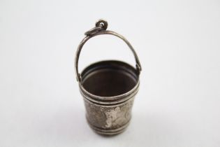Antique Victorian 1875 London Sterling Silver Novelty Miniature Bucket (9g) // Maker - Possibly -