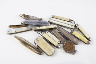 15 x Vintage Assorted Mini Pocket KNIVES // 15 x Vintage Assorted Mini Pocket KNIVES Inc hammer