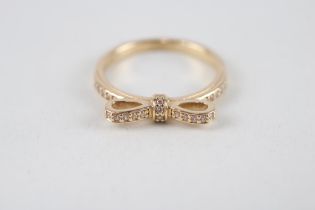 14ct gold Pandora dress ring (3g) Size N