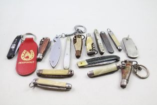 15 x Vintage Assorted Mini Pocket KNIVES // 15 x Vintage Assorted Mini Pocket KNIVES Inc hammer