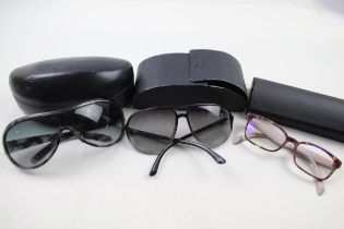 Collection of Designer Prada Glasses x 3 // Items are in previously owned condition Signs of age &