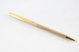 Vintage S.T DUPONT Gold Plated Ballpoint Pen / Biro (20g) // UNTESTED In vintage condition Signs