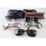 Collection of Designer RayBan Glasses x 5 // Items are in previously owned condition Signs of
