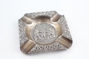 .880 silver figural ashtray // XRF TESTED FOR PURITY Please see photographs