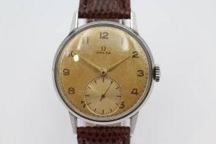 OMEGA 2271-9 Tropical Dial Gents Vintage WRISTWATCH Hand-Wind WORKING // OMEGA 2271-9 Tropical