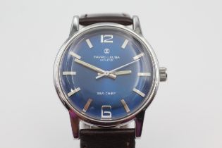 FAVRE-LEUBA SEA CHIEF Blue Dial Gents WRISTWATCH Hand-Wind WORKING // FAVRE-LEUBA SEA CHIEF Blue