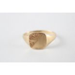 9ct gold signet ring (2.3g) Size Y