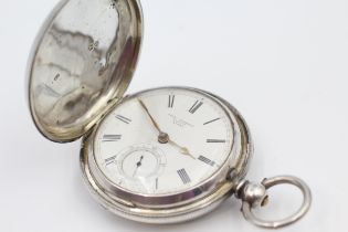 JOHN FORREST Sterling Silver Gents Antique Fusee Pocket Watch Key-wind WORKING // JOHN FORREST