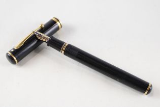 SHEAFFER Connoisseur Black Lacquer Fountain Pen w/ 18ct Gold Nib WRITING // Dip Tested & WRITING