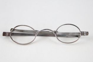 Anique William IV Hallmarked 1830 London Sterling Silver Folding Spectacles 20g // Maker -