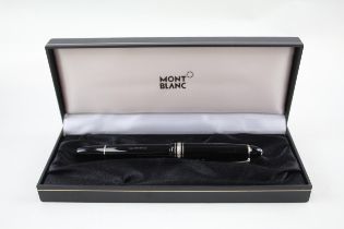 MONTBLANC Meisterstuck Black Fountain Pen w/ 14ct Gold Nib WRITING Boxed // Dip Tested & WRITING