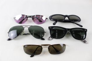 Collection of Designer RayBan Glasses x 5 // Items are in previously owned condition Signs of