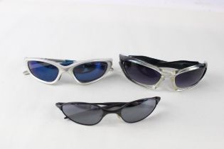 Collection Of Oakley Sunglasses x 3 // Items are in previously owned condition Signs of age & wear