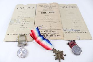 Crimea - WW.1 Medals & Paperwork Group Named. 1914-15 Star 2616 Pte. J. McKee // Crimea - WW.1
