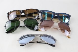 Collection of Designer RayBan Glasses x 5 // Items are in previously owned condition Signs of