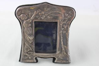 Vintage 1990 London Sterling Silver Art Nouveau Style Photograph Frame (175g) // Maker - Keyford