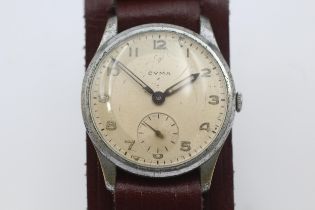 CYMA Gents Military Style C.1940's WRISTWATCH Hand-wind WORKING // CYMA Gents Military Style C.