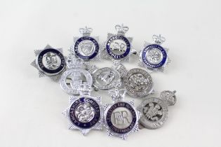 Police Cap Badges x 10 inc. Sussex, Somerset, Leeds and Dorset // Police Cap Badges x 10 inc.