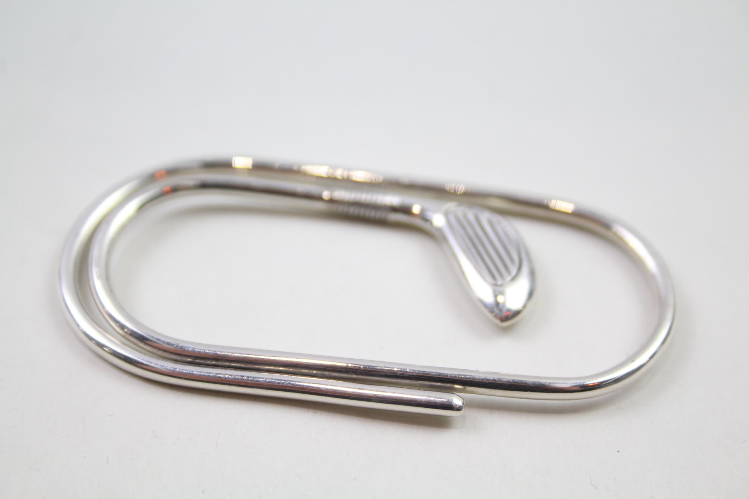 Vintage Stamped .925 Sterling Silver Novelty Golf Club Paperclip Bookmark (17g) // Length - 7cm In - Image 4 of 6