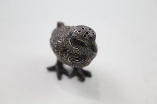 Antique Victorian 1883 London Sterling Silver Novelty Bird Form Pepperette (33g) // Maker -