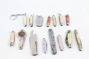 15 x Vintage Assorted Mini Pocket KNIVES // 15 x Vintage Assorted Mini Pocket KNIVES In Vintage