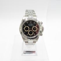 ROLEX Daytona 16520 Patrizzi Dial 1999 Non Inverted 6 dial in complete unmolested condition - all