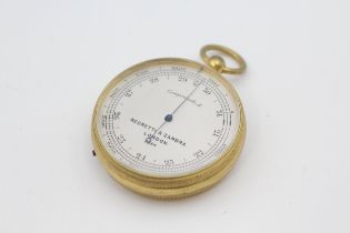 NEGRETTI & ZAMBRA Compensated Antique Pocket Barometer Tested WORKING // NEGRETTI & ZAMBRA