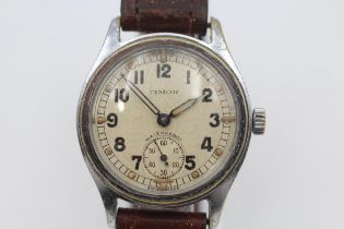 TIMOR A.T.P. Gents WWII Era Military Issued WRISTWATCH Hand-Wind WORKING // TIMOR A.T.P. Gents