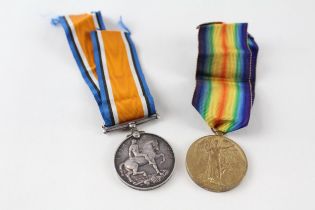 WW1 Medal Pair & Original Ribbons Named 7153 Pte. C.Banks Royal Fusiliers // WW1 Medal Pair &