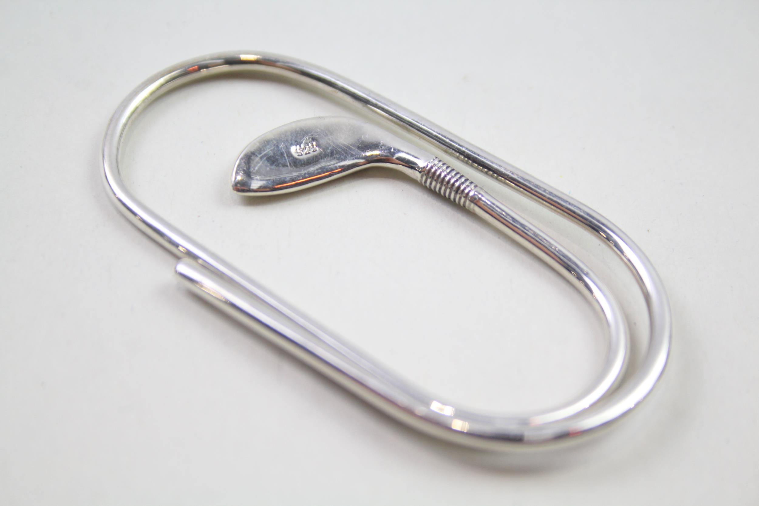 Vintage Stamped .925 Sterling Silver Novelty Golf Club Paperclip Bookmark (17g) // Length - 7cm In - Image 6 of 6
