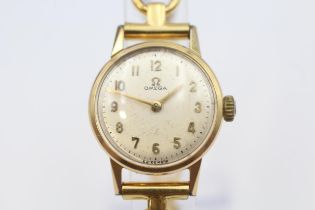 OMEGA Ladies Vintage Gold Plated WRISTWATCH Hand-wind WORKING // OMEGA Ladies Vintage Gold Plated