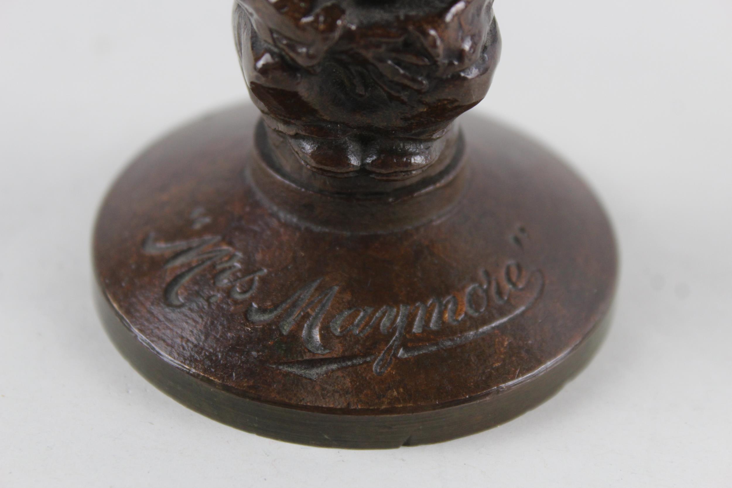 Early 20th Century MAY & PADMORE Cast Bronze Caricature Dated Xmas 1925 //Height - 8.8cm In - Image 3 of 5