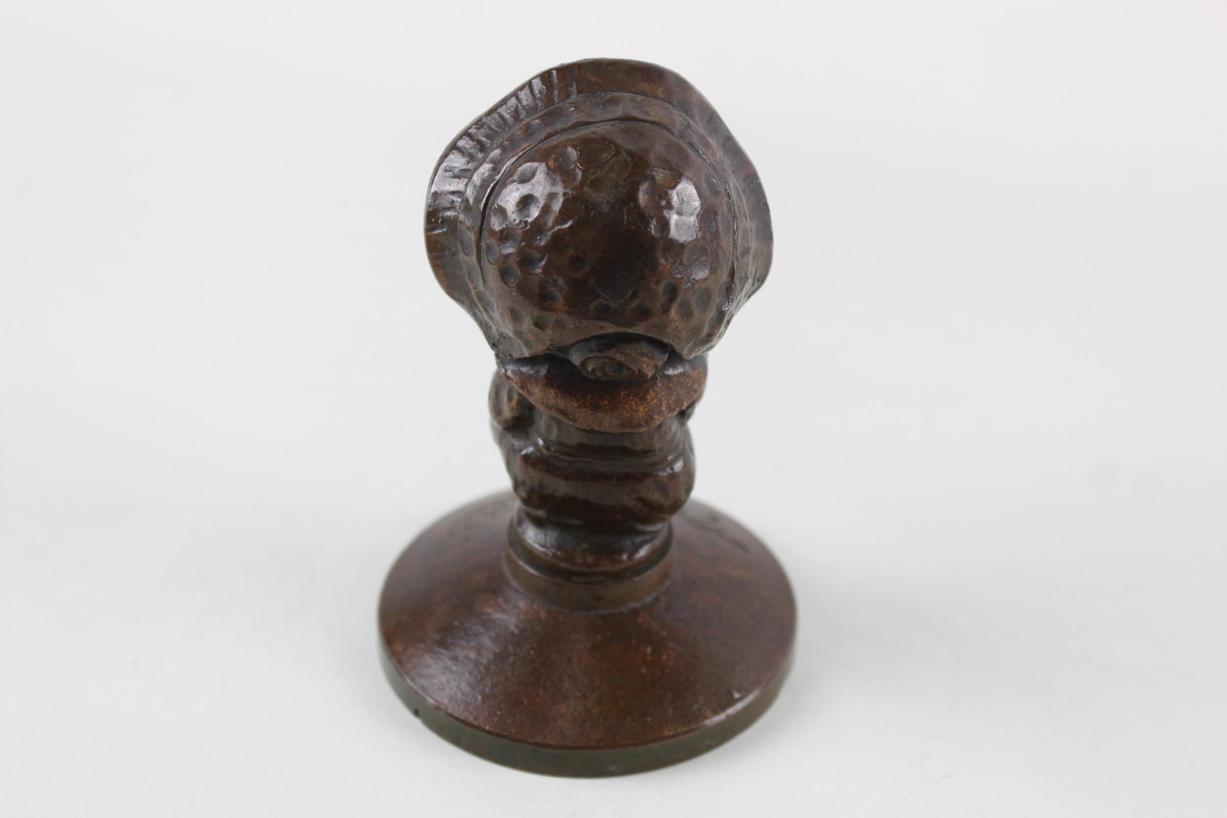 Early 20th Century MAY & PADMORE Cast Bronze Caricature Dated Xmas 1925 //Height - 8.8cm In - Image 4 of 5