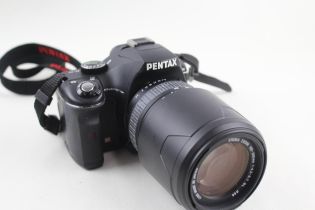 Pentax K-M DSLR DIGITAL CAMERA w/ Sigma 100-300mm F/4.5-6.7 DL WORKING //Pentax K-M DSLR DIGITAL