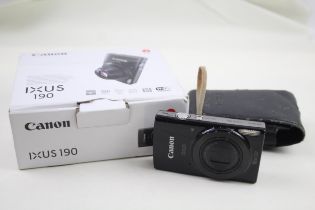 Canon Ixus 190 DIGITAL COMPACT CAMERA Boxed w/ Original Box & Cables WORKING //Canon Ixus 190