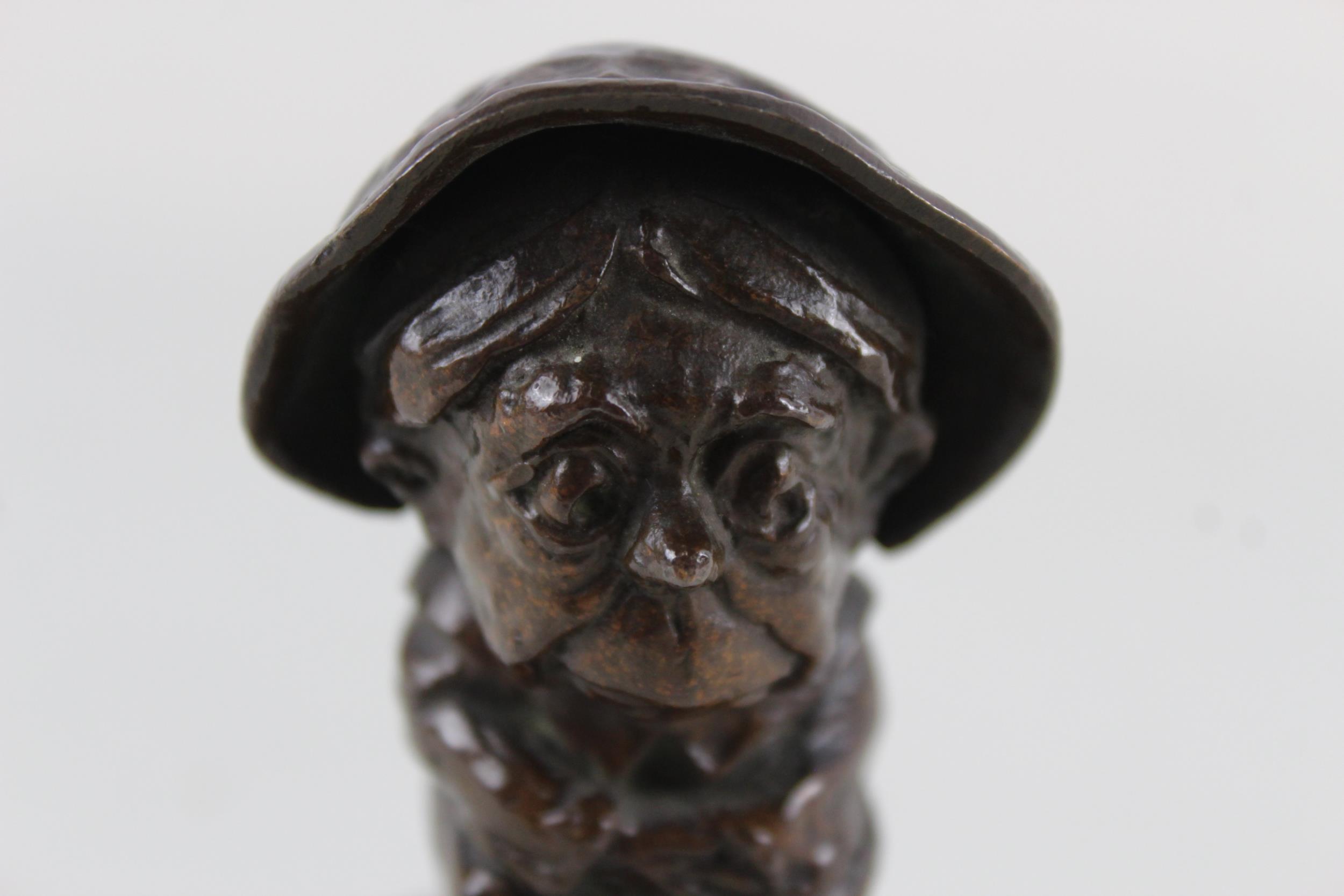 Early 20th Century MAY & PADMORE Cast Bronze Caricature Dated Xmas 1925 //Height - 8.8cm In - Image 2 of 5