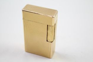 Vintage S.T DUPONT Gold Plated French Made Cigarette Lighter- 82FAU04 (100g) //w/ Personal Engraving