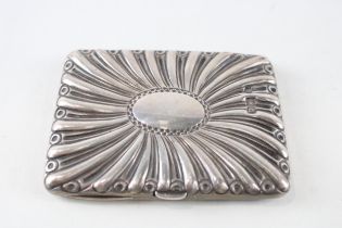 Antique Victorian 1899 London Sterling Silver Card / Cigarette Case (97g) //Maker - Unidentifiable